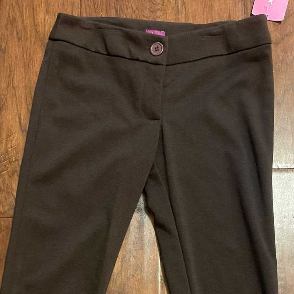 Brown Stretchable Pants
